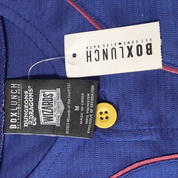 DUNGEONS AND DRAGONS BALDURS GATE 3 JERSEY ASTARION D&D Men's Size Medium NWT - Picture 9 of 9